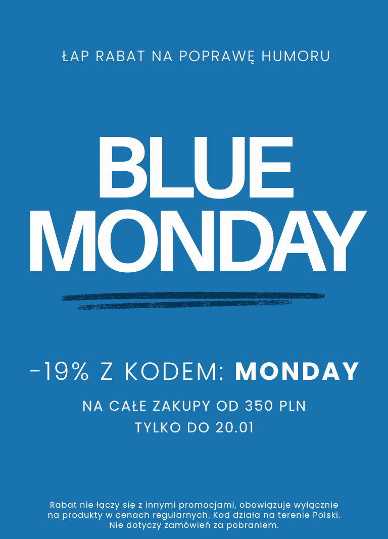 RABAT NA BLUE MONDAY 19%