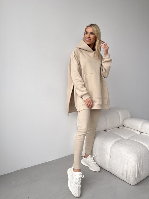 Komplet Fly Sand Beige - jesienne trendy w stylu stylu boho