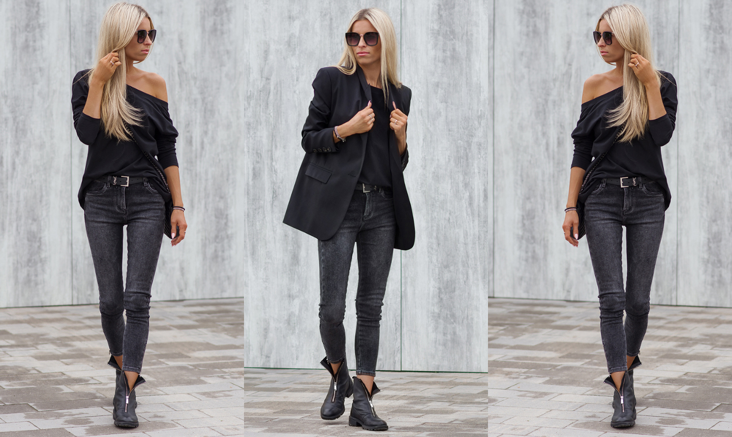Spodnie Denim Graphite